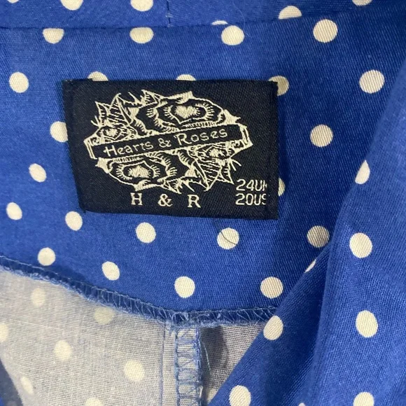 Hearts and Roses Polka Dotted Dress - Picture 2 of 4